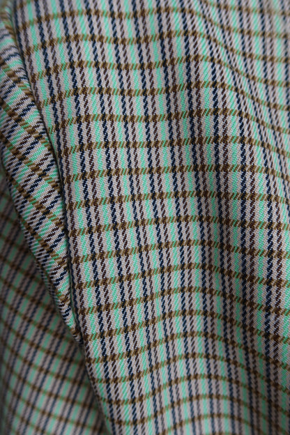 Lola Oversized Boxy Blazer Green Plaid