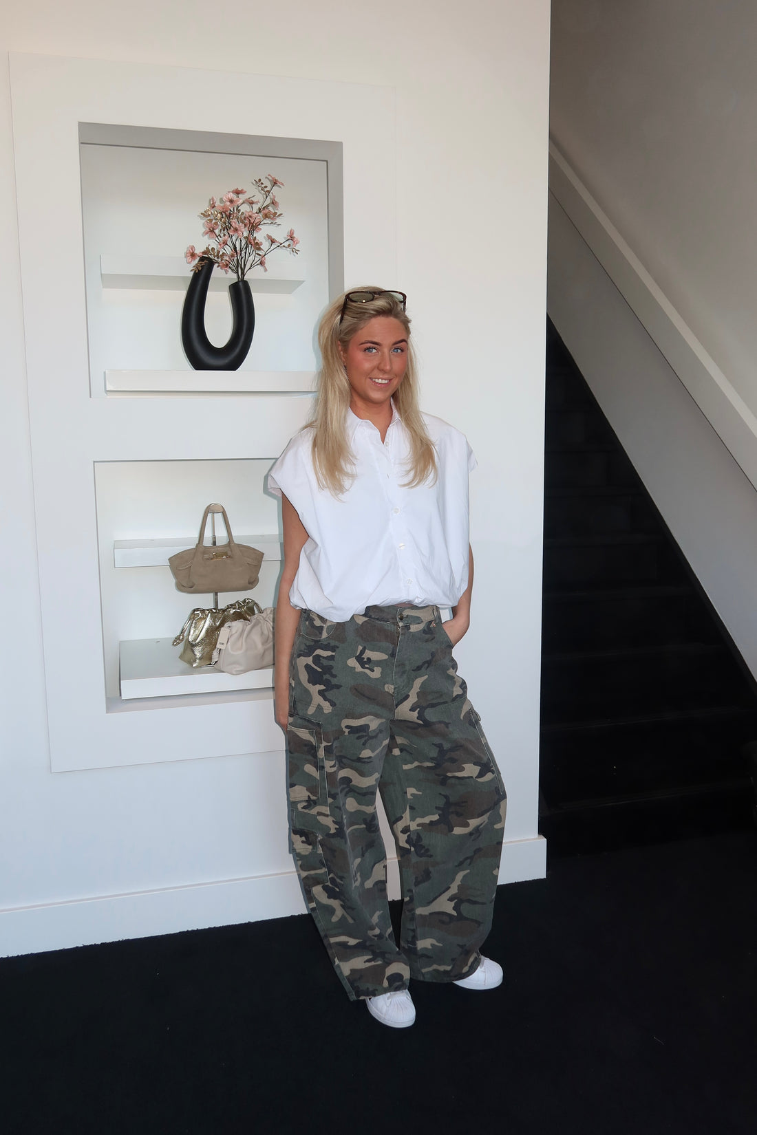 Amé Bomber Blouse White