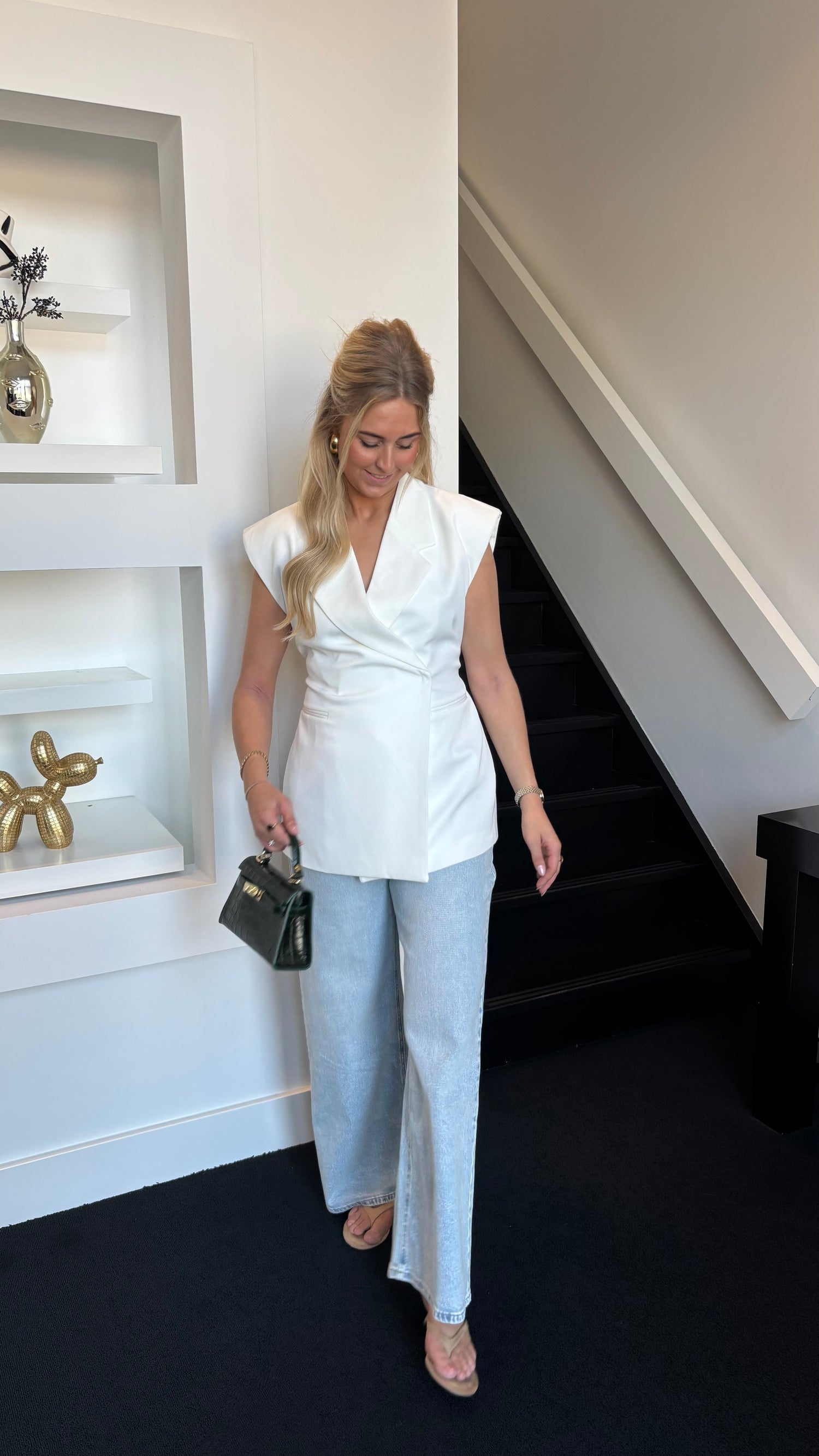 Sweet Shape Gilet White 25223