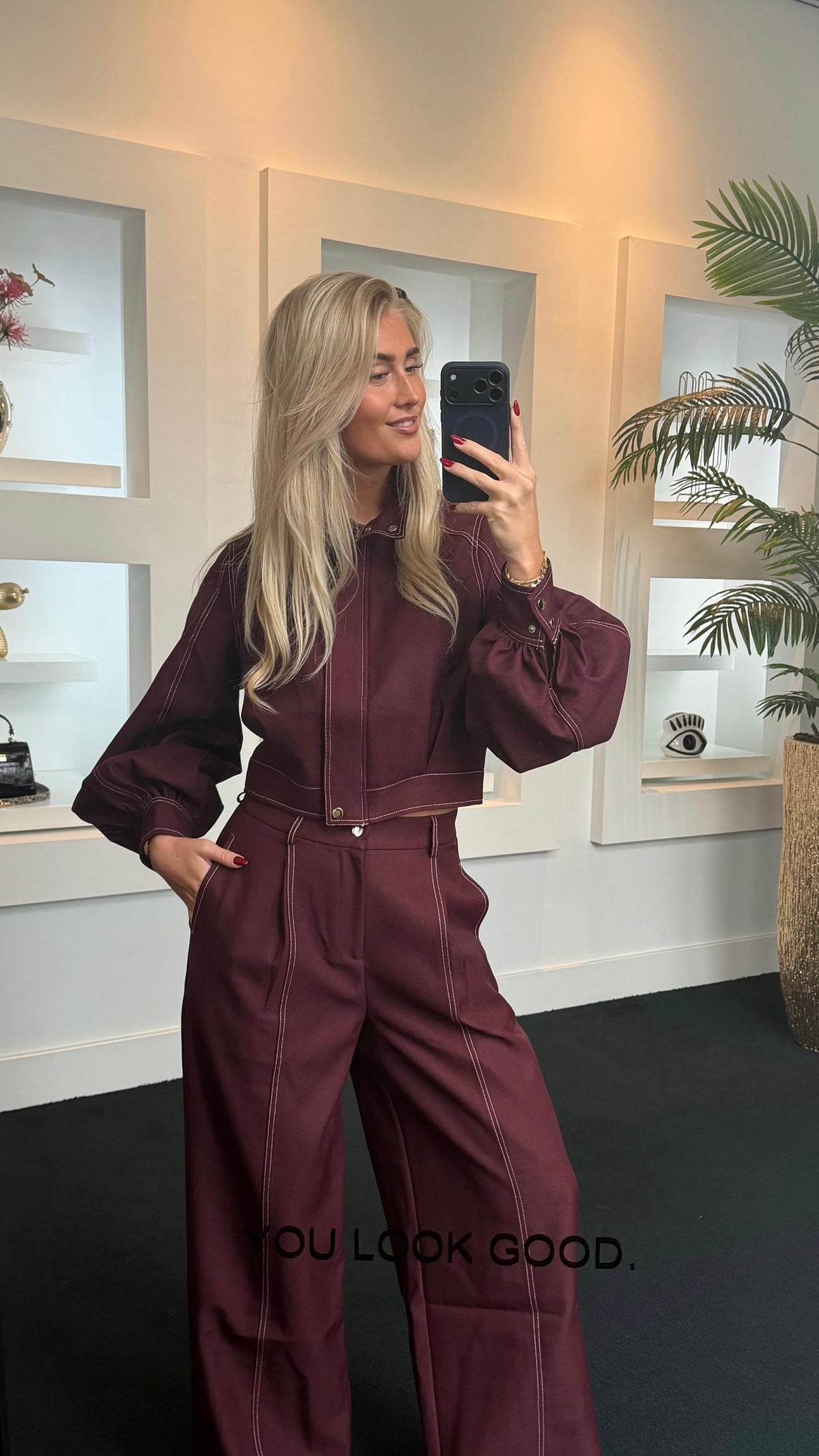 Joy Bordeaux Jacket 61362