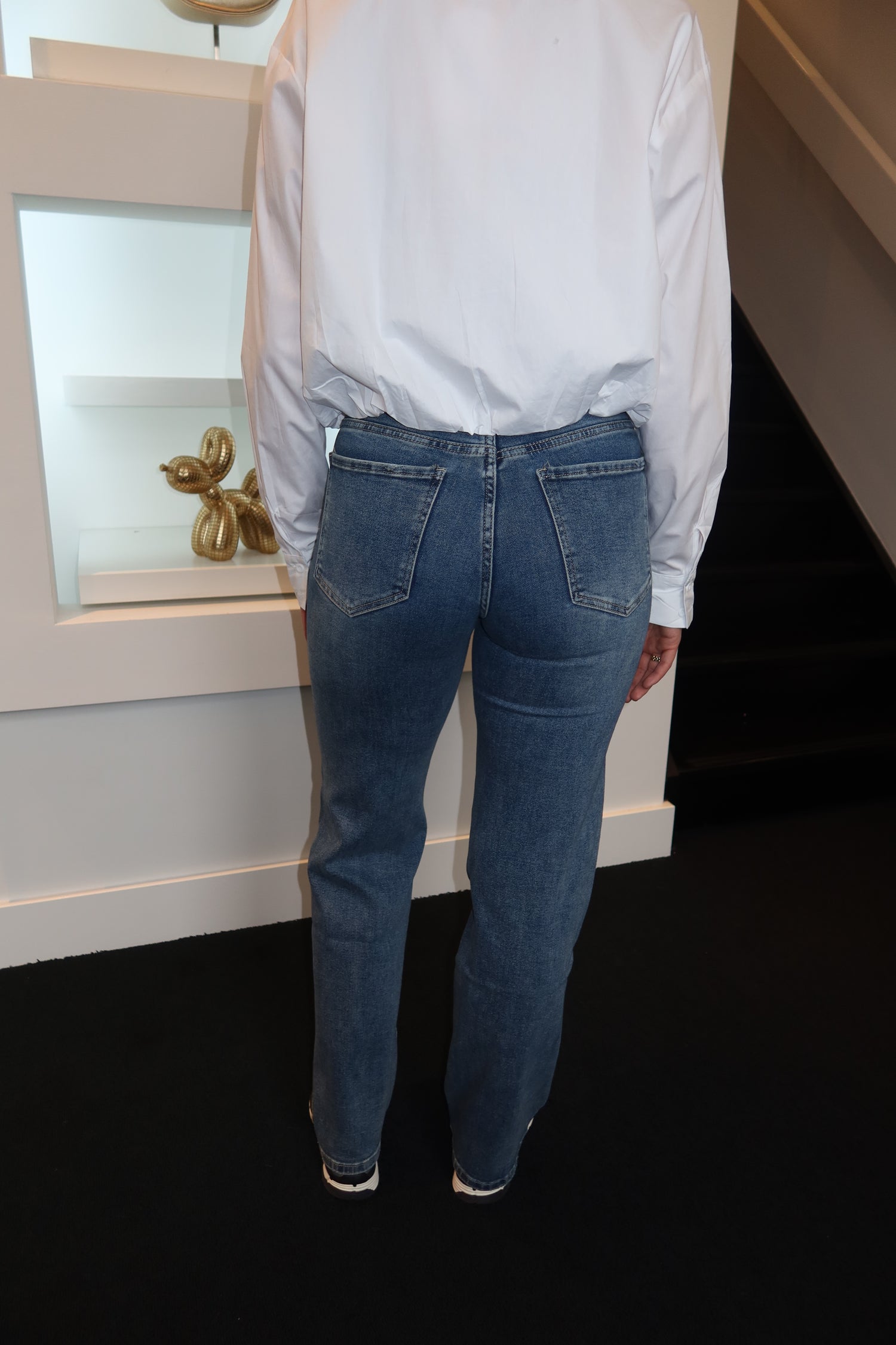 Laulia Wide Leg Extra Long Jeans 6320