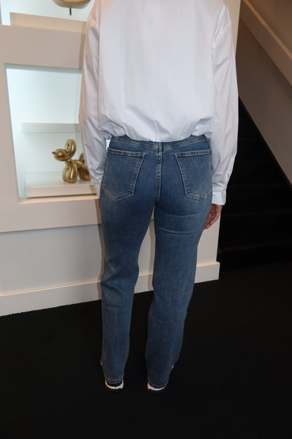 Laulia Wide Leg Extra Long Jeans 6320