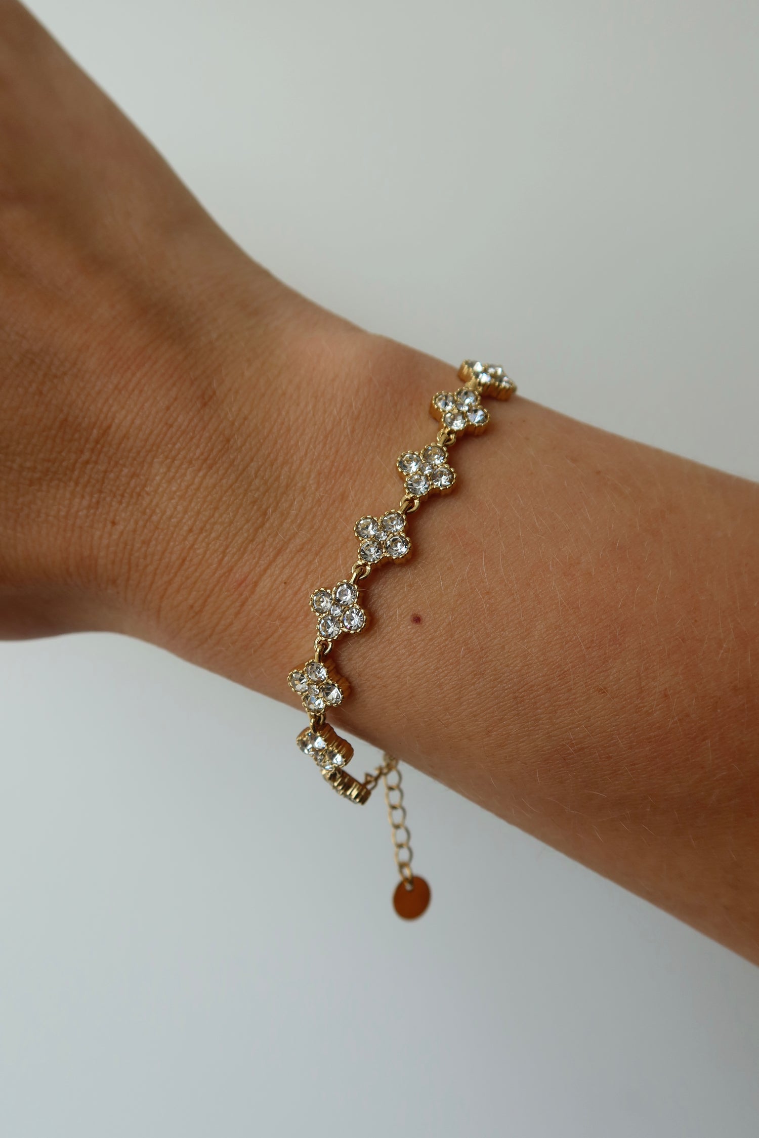 Clover Sparkle Bracelet Gold