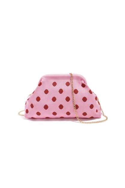 Crossbody Bag Polka Dots Pink
