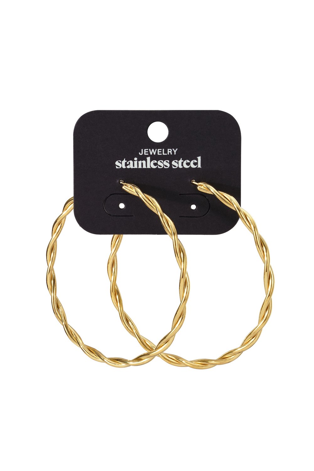 Twisted Hoops Gold