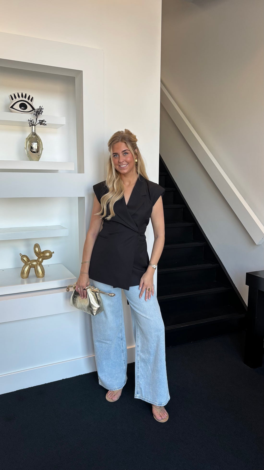 Sweet Shape Gilet Noir 25223