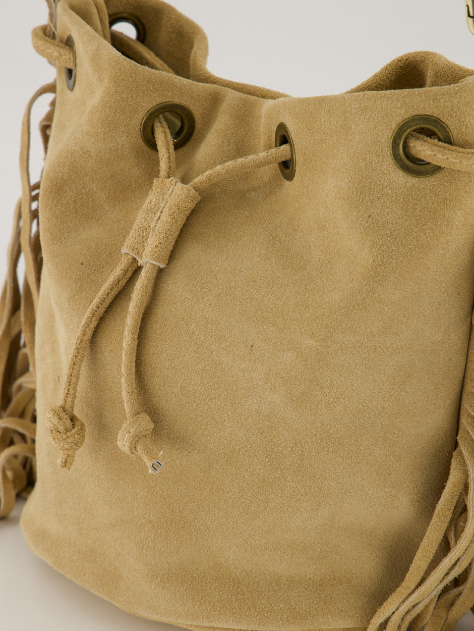 Hazel Suede Bag Sand