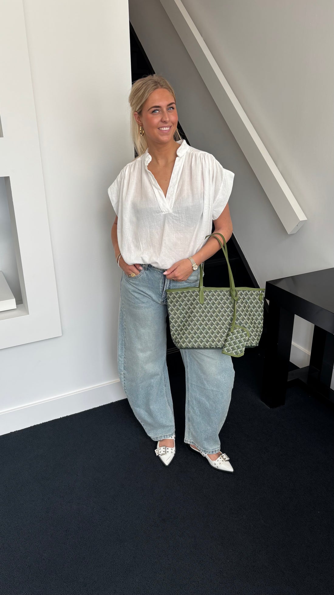 Clean Cotton Blouse White