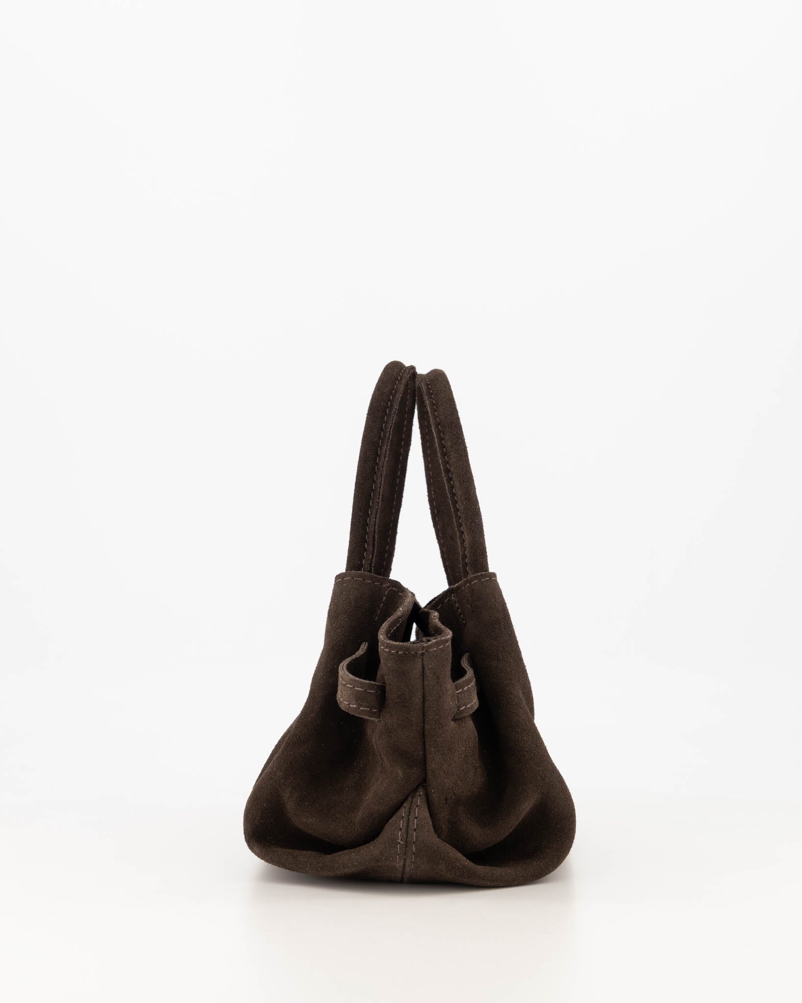 Leonie Suede Bag Brown