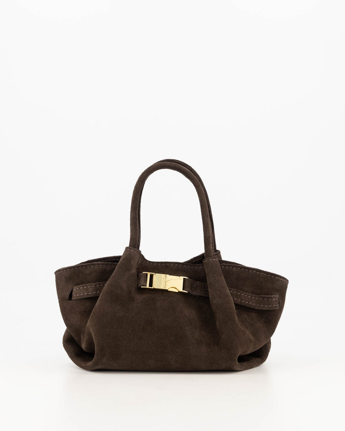 Leonie Suede Bag Brown