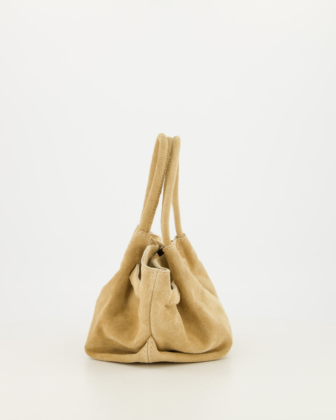 Leonie Suede Bag Sand