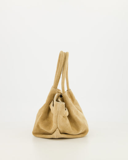 Leonie Suede Bag Sand
