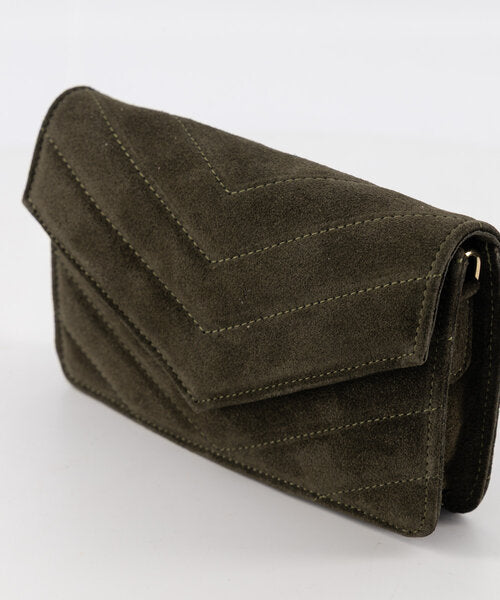 Laurie Suede Bag Olive