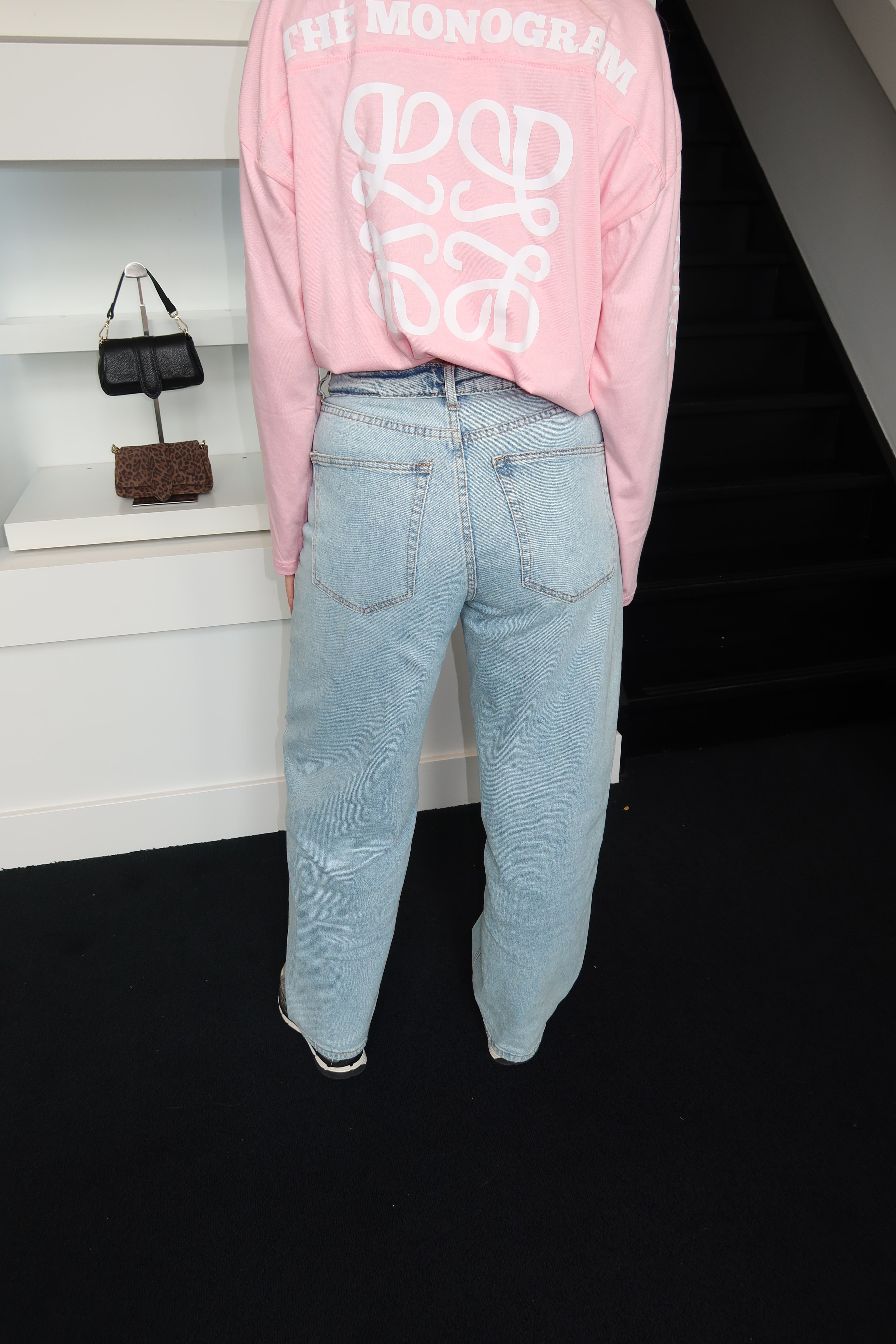 See See Fold Over Ballon Fit Jeans 3986