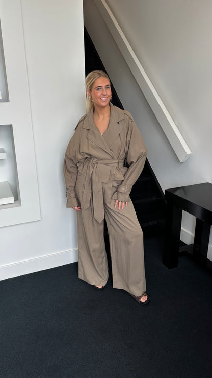Olive Trench Coat