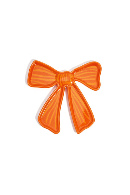 Bow Jewelry Tray Orange