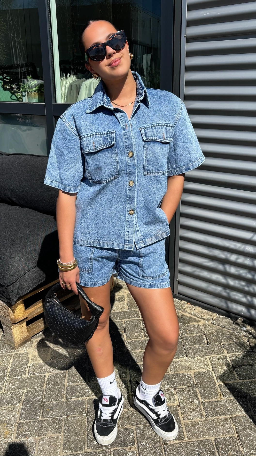 Denim Duo Set Light 9854