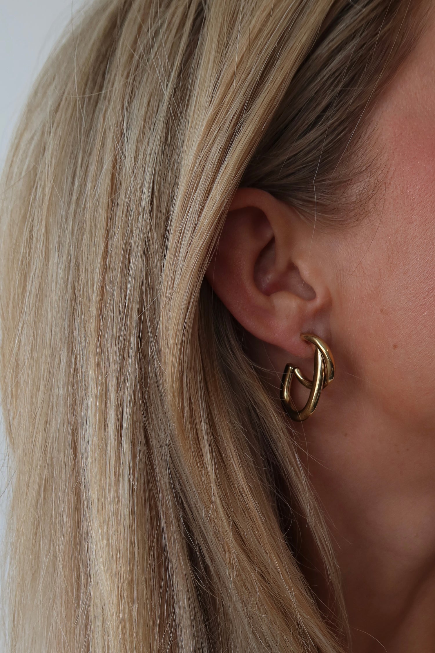 Double Earrings Gold