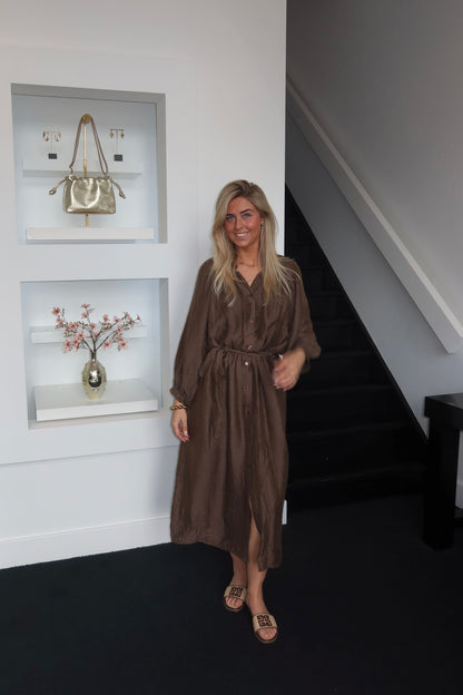 Isla Maxi Dress Brown