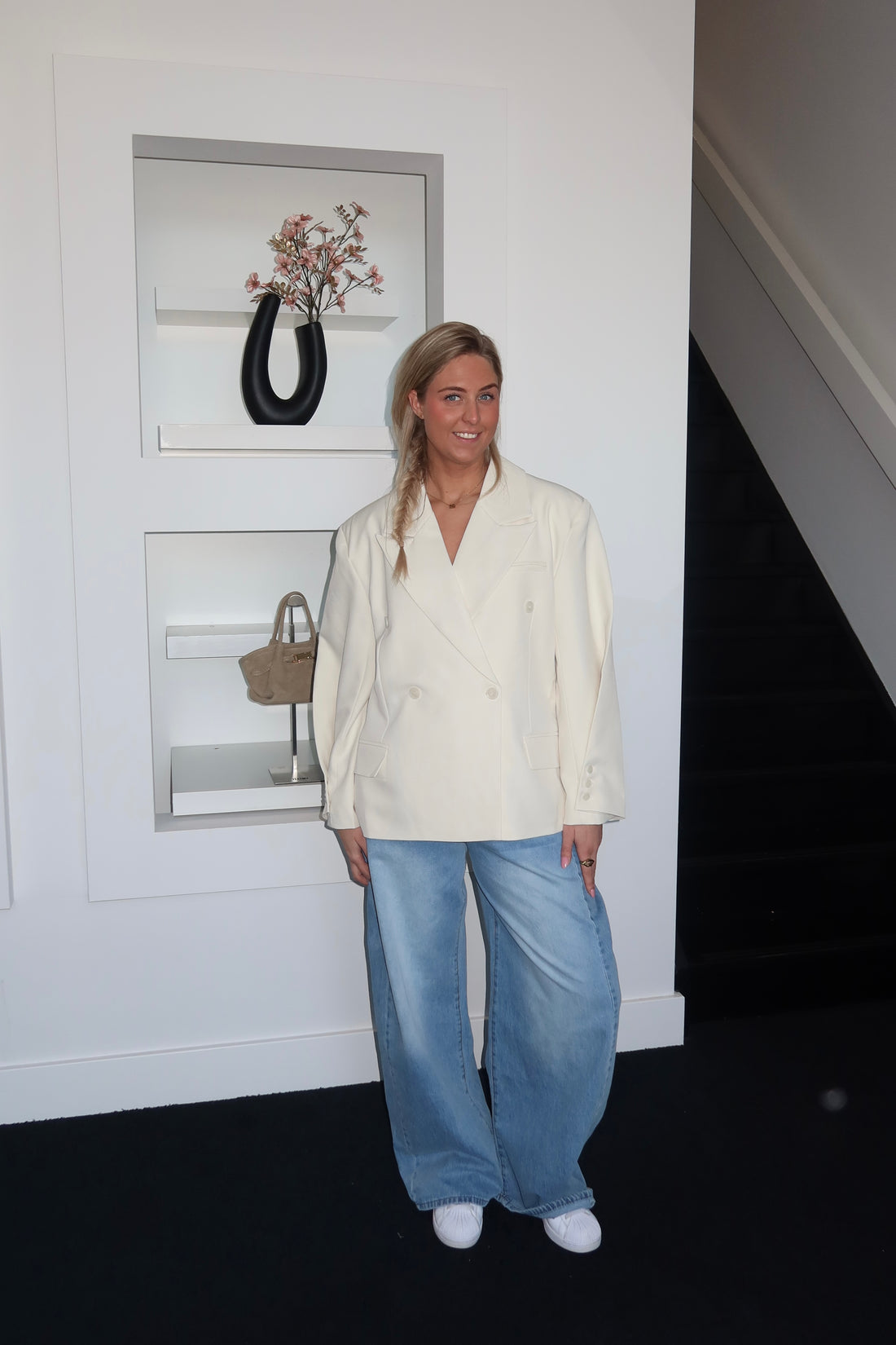 Lael Oversized Blazer Beige