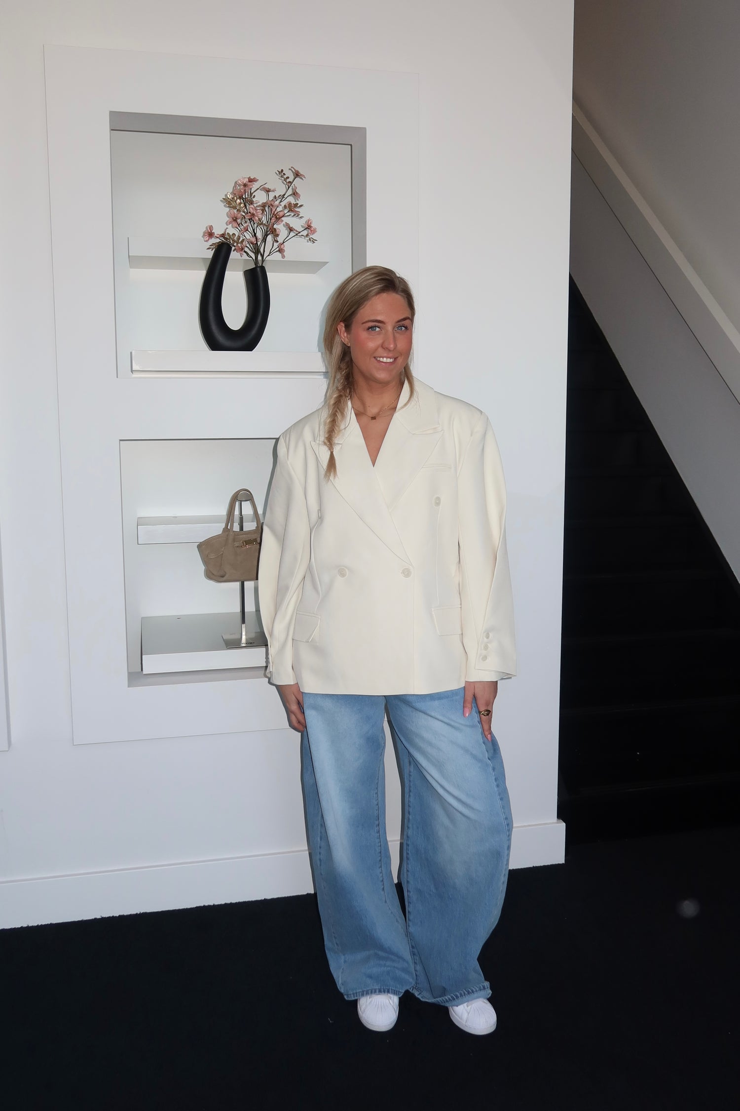 Lael Oversized Blazer Beige