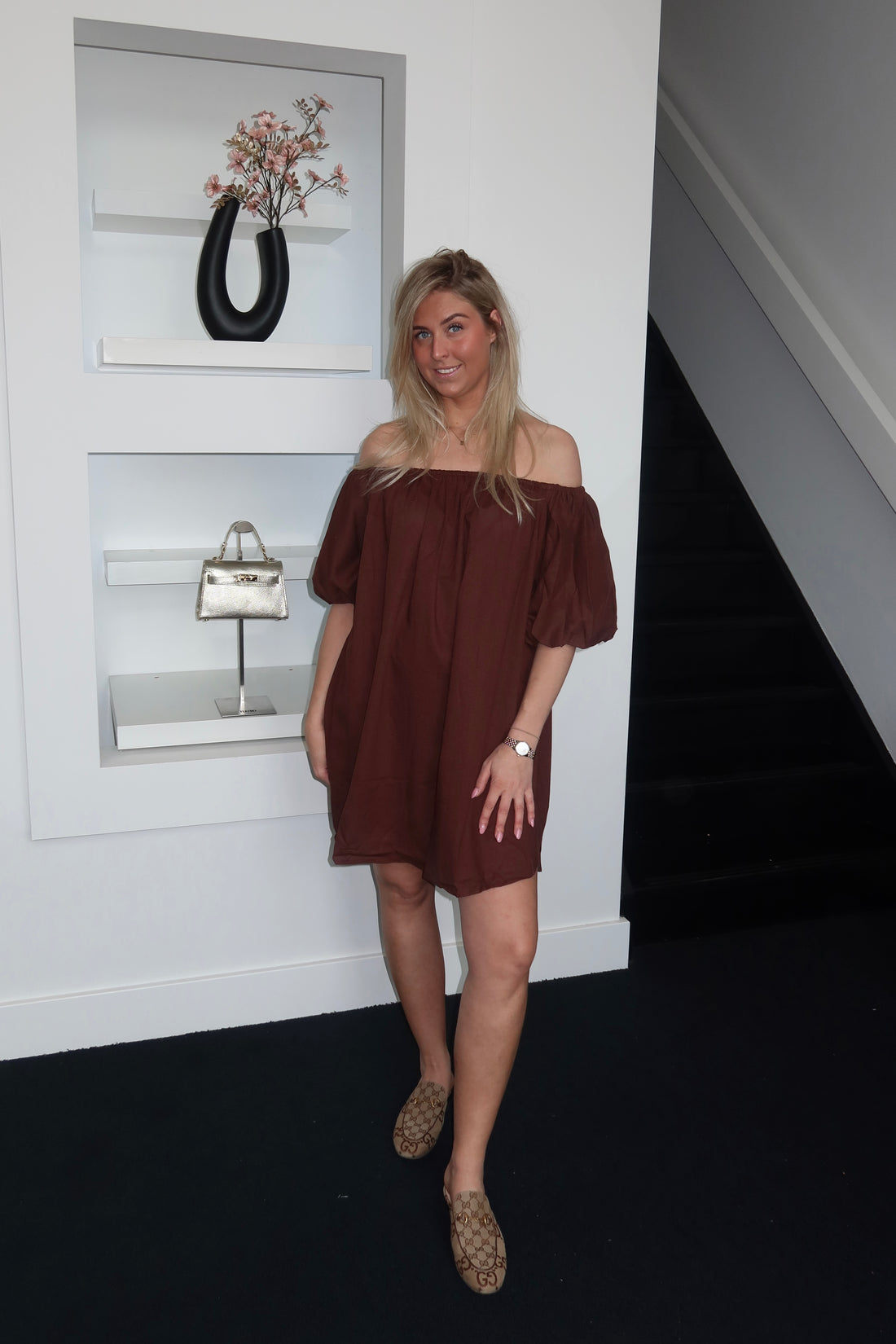 Endless Summer Dress Brown 8997