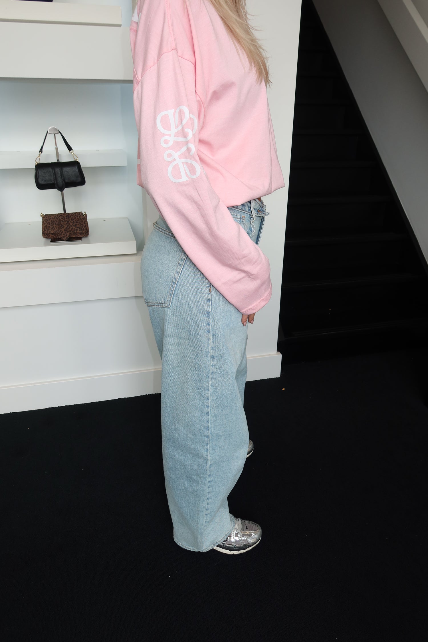 See See Fold Over Ballon Fit Jeans 3986