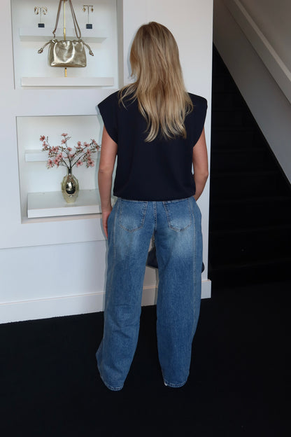 Gaia Top Navy 8650