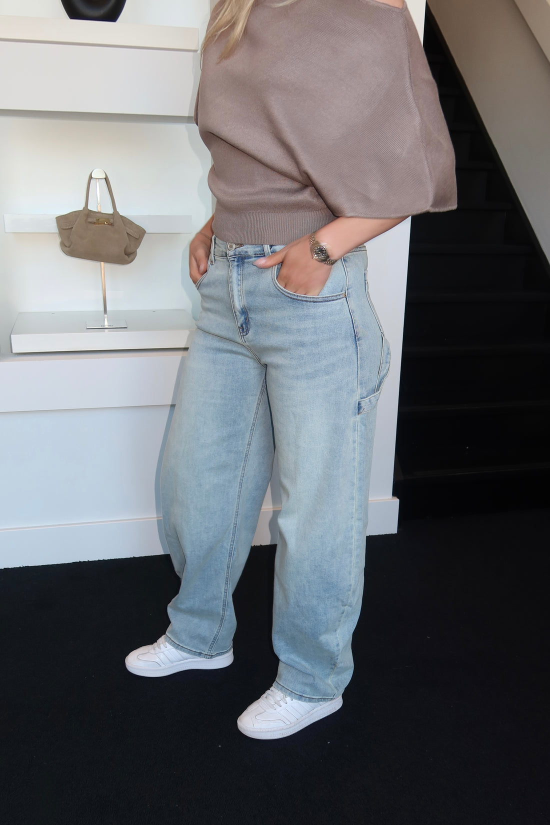 Laulia Barrel Fit Jeans Denim Blue 6082