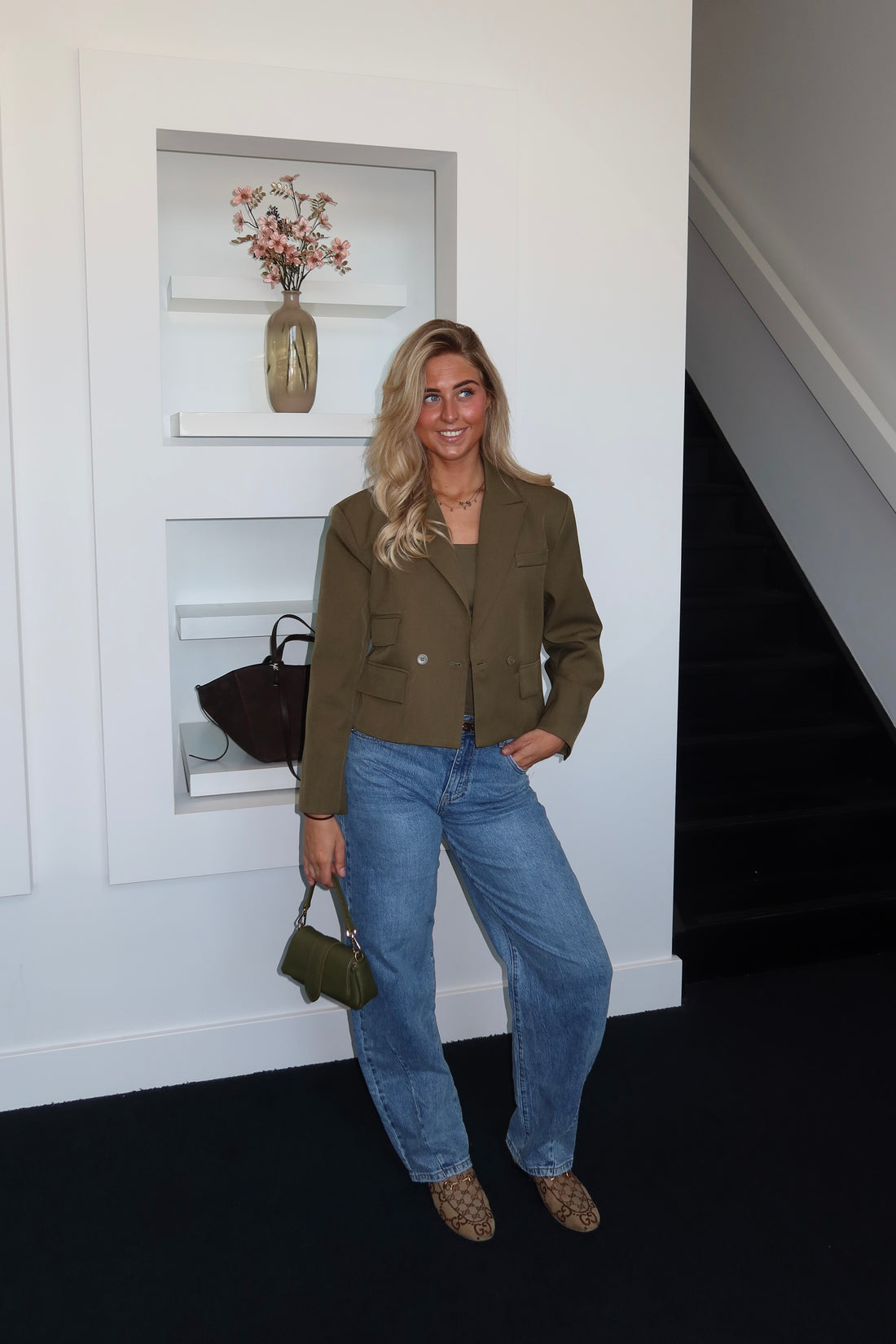 Donna Blazer Green