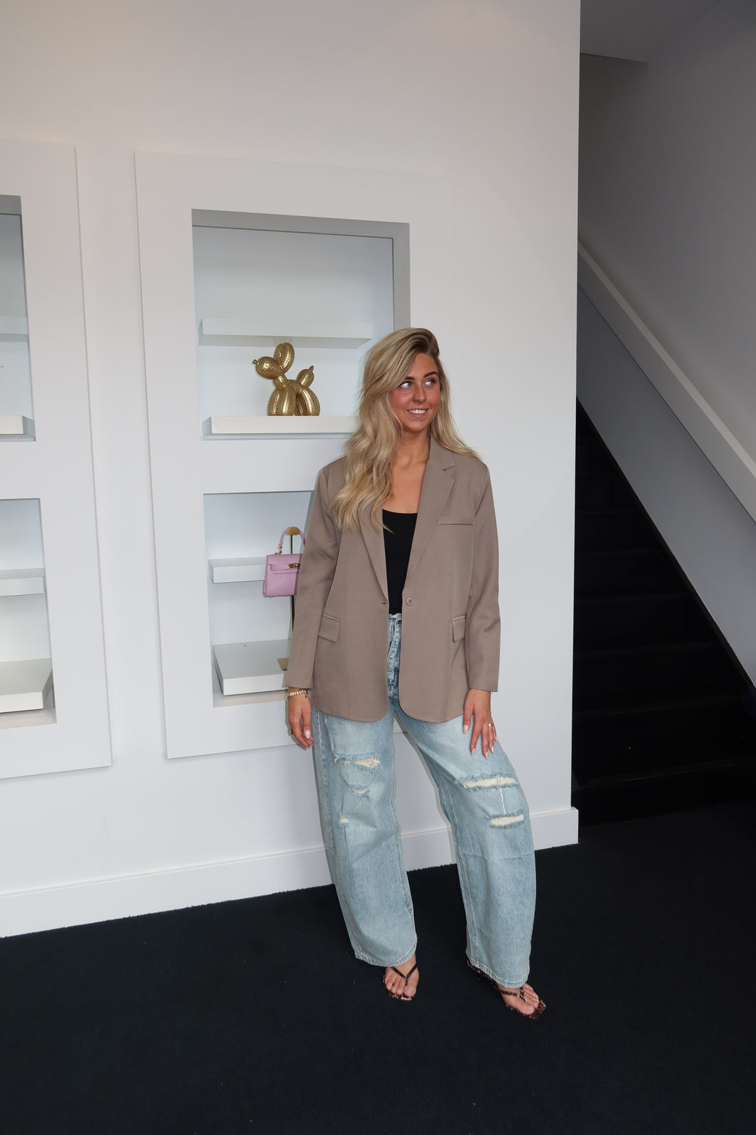 Bowie Blazer Taupe