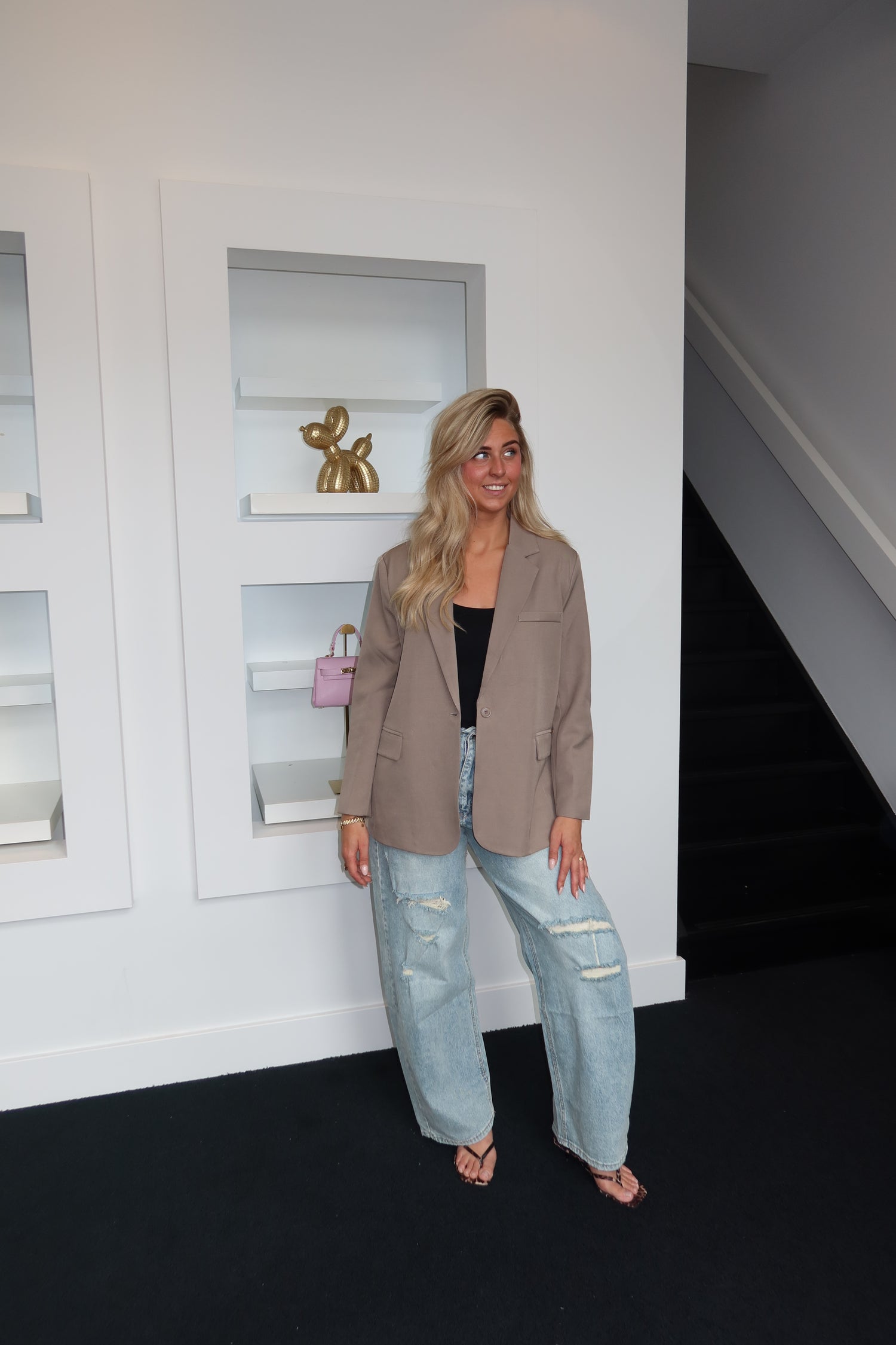 Bowie Blazer Taupe