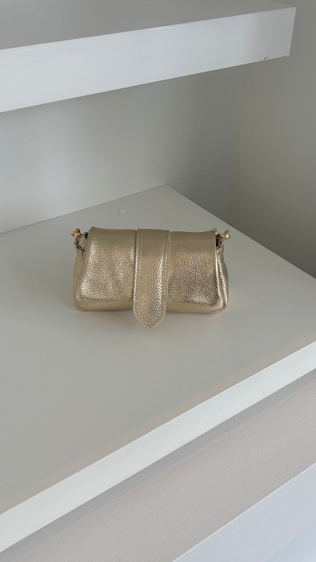 Molly Leather Bag Gold