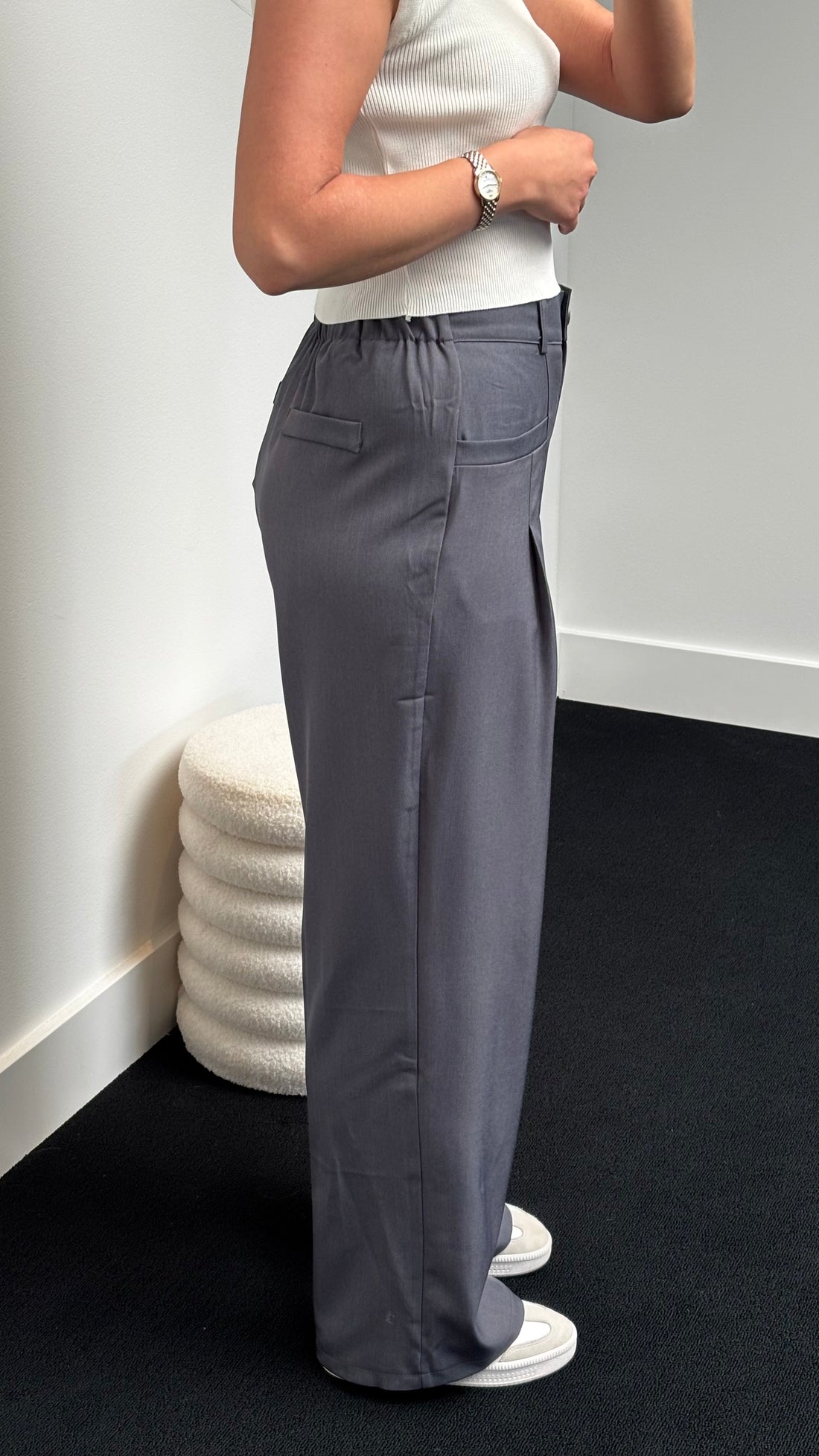 Storm Blue Oversized Pantalon