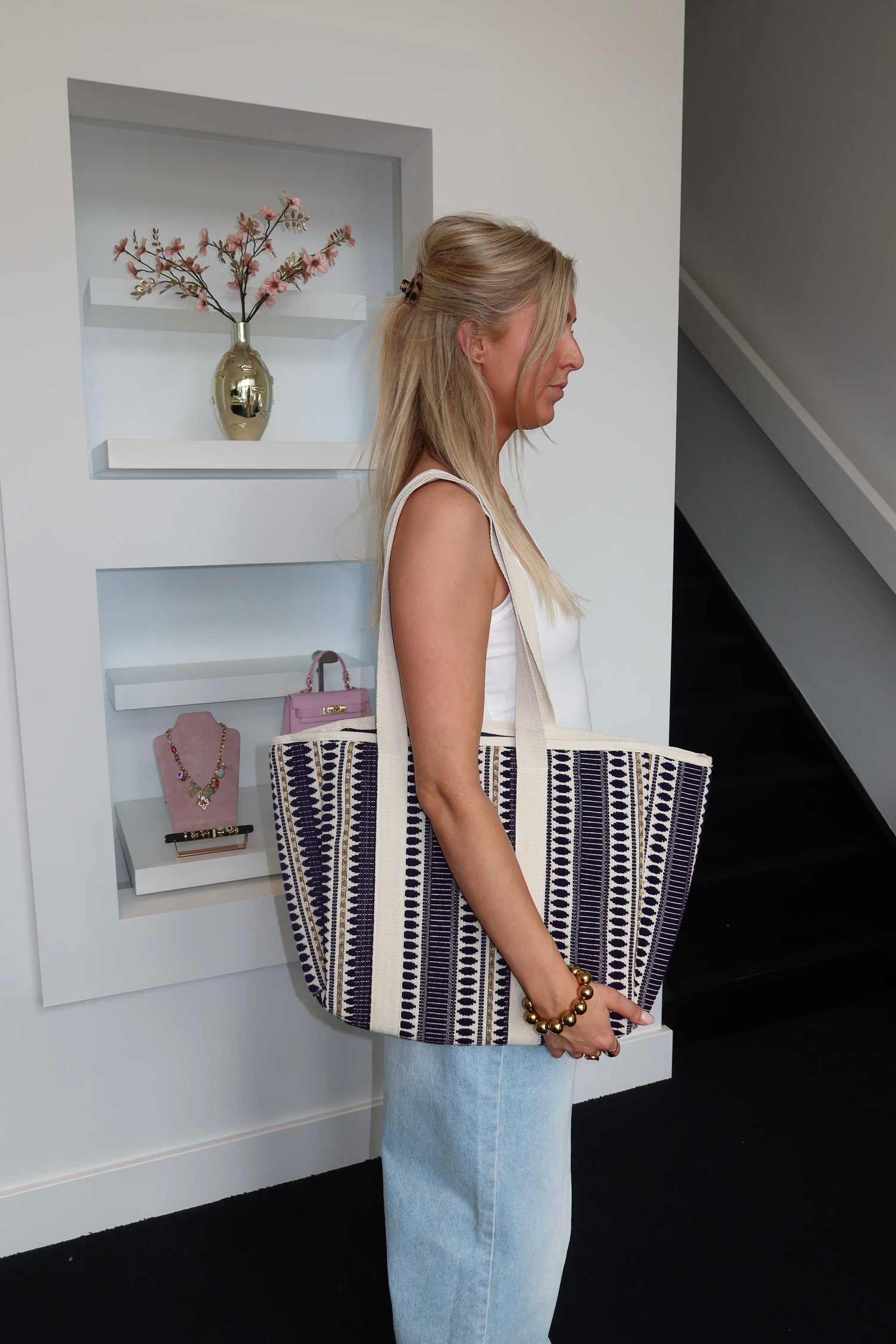 Golden Coast Shopper Bag Navy