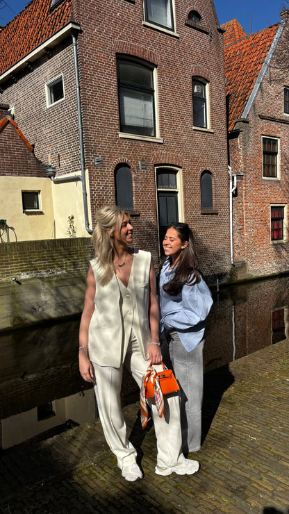 Statement Gilet Ecru 24734