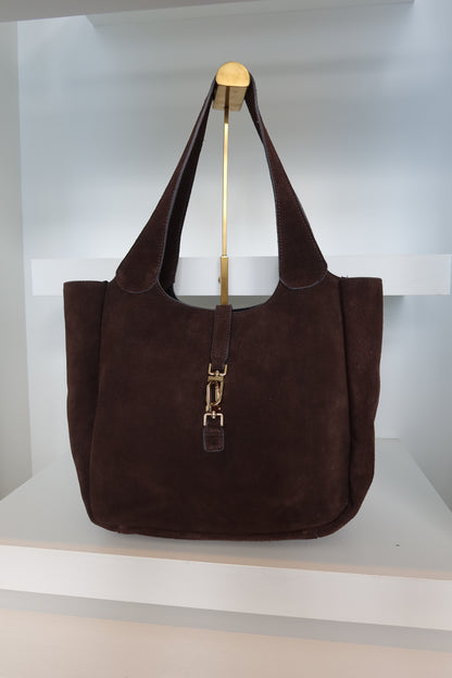 Loez Suede Bag Brown