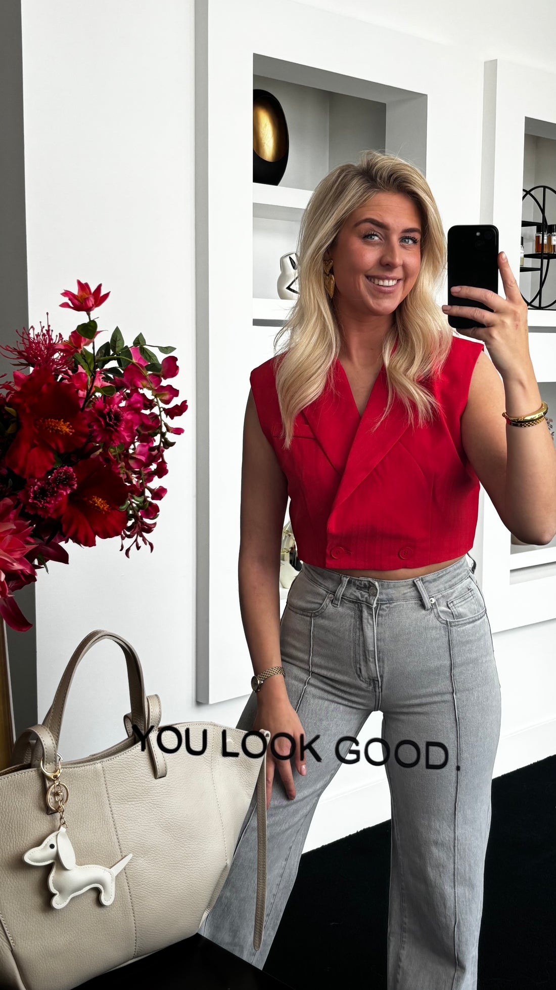 Cherry Gilet Red 278