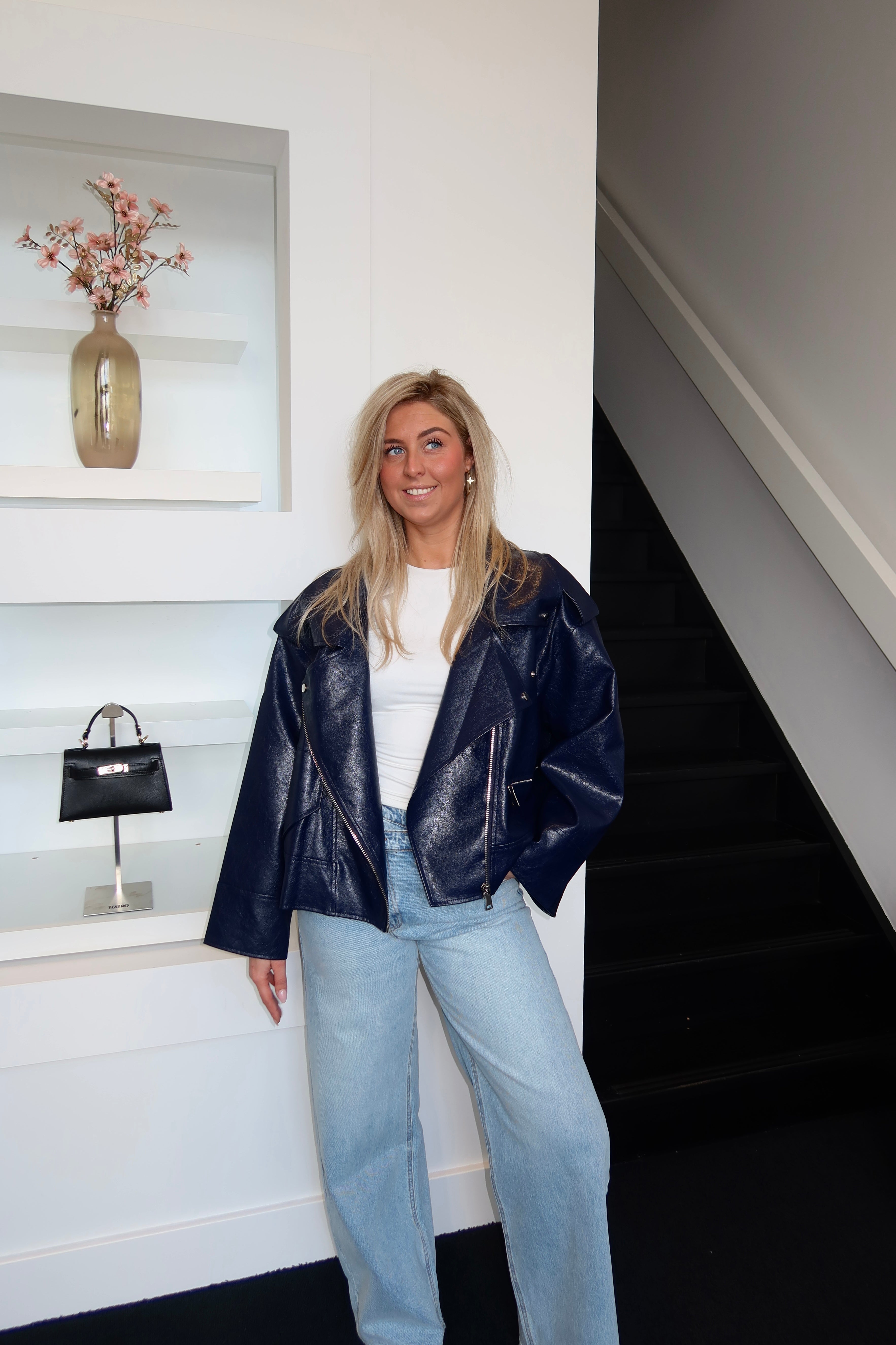 Mae Jacket Navy 8020-01