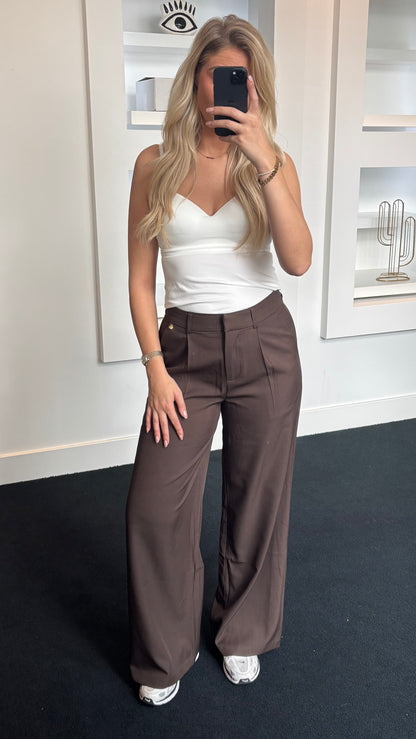 Gris Pantalon Brown