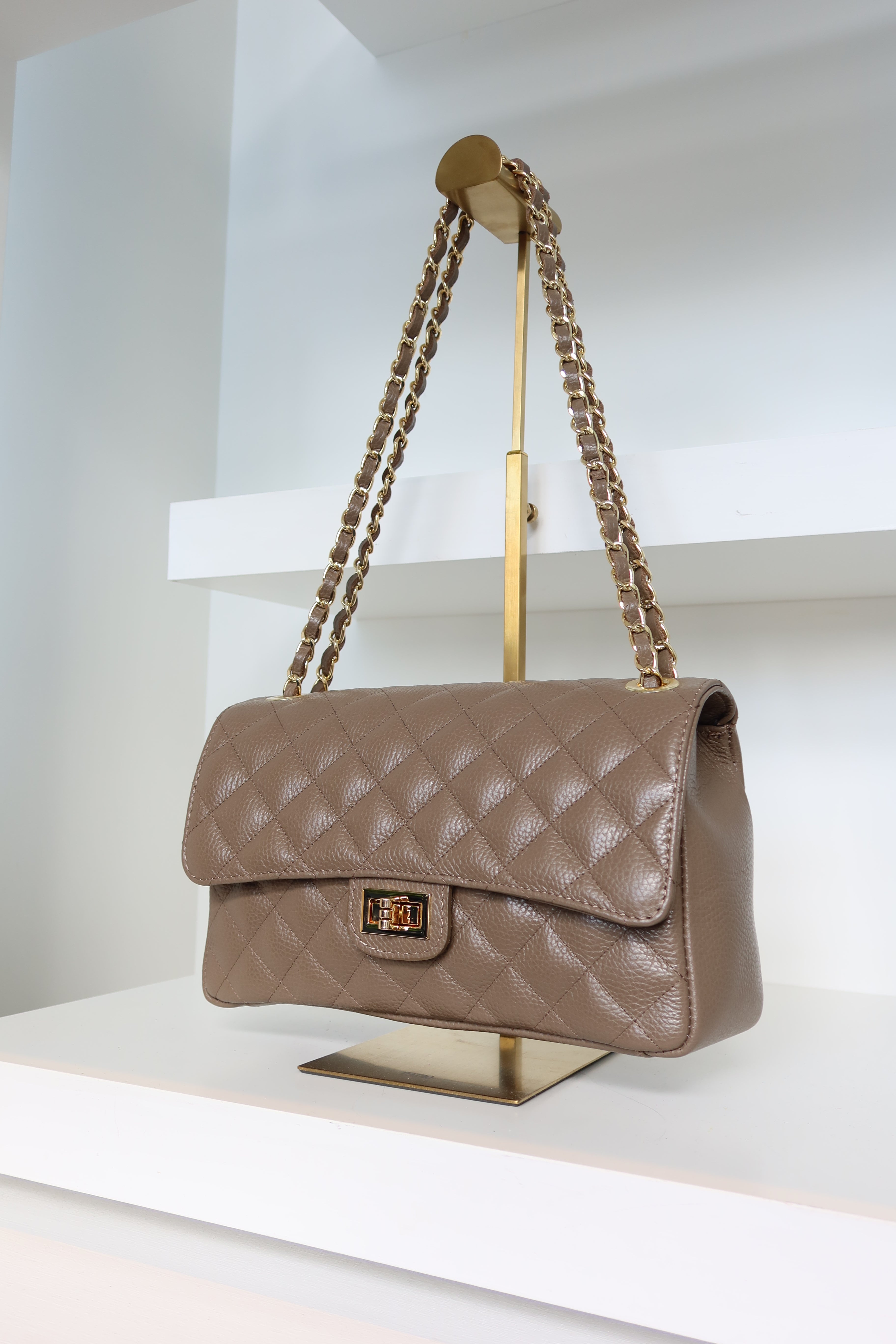 Audrey Medium Bag Taupe