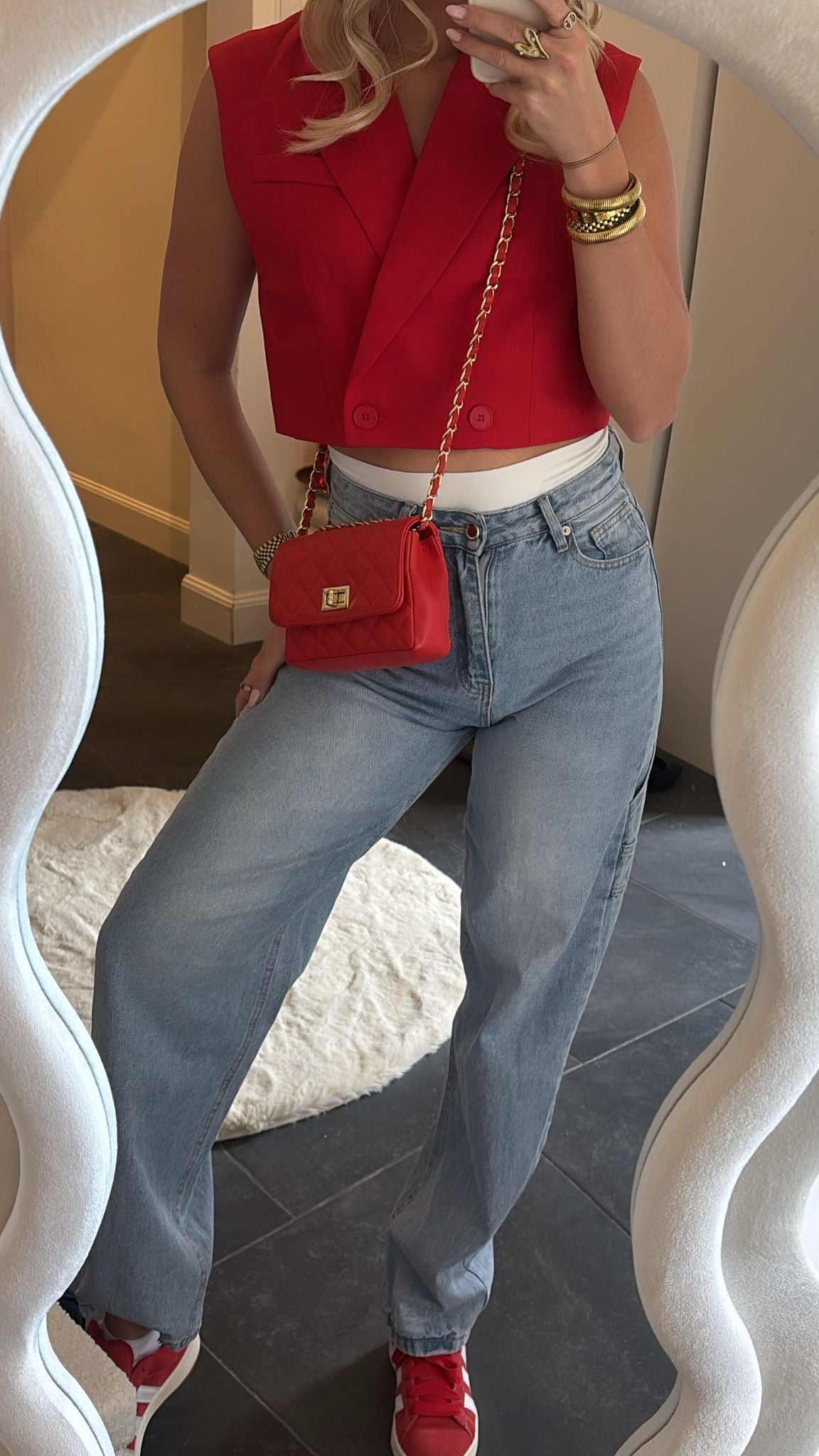 Cherry Gilet Red 278