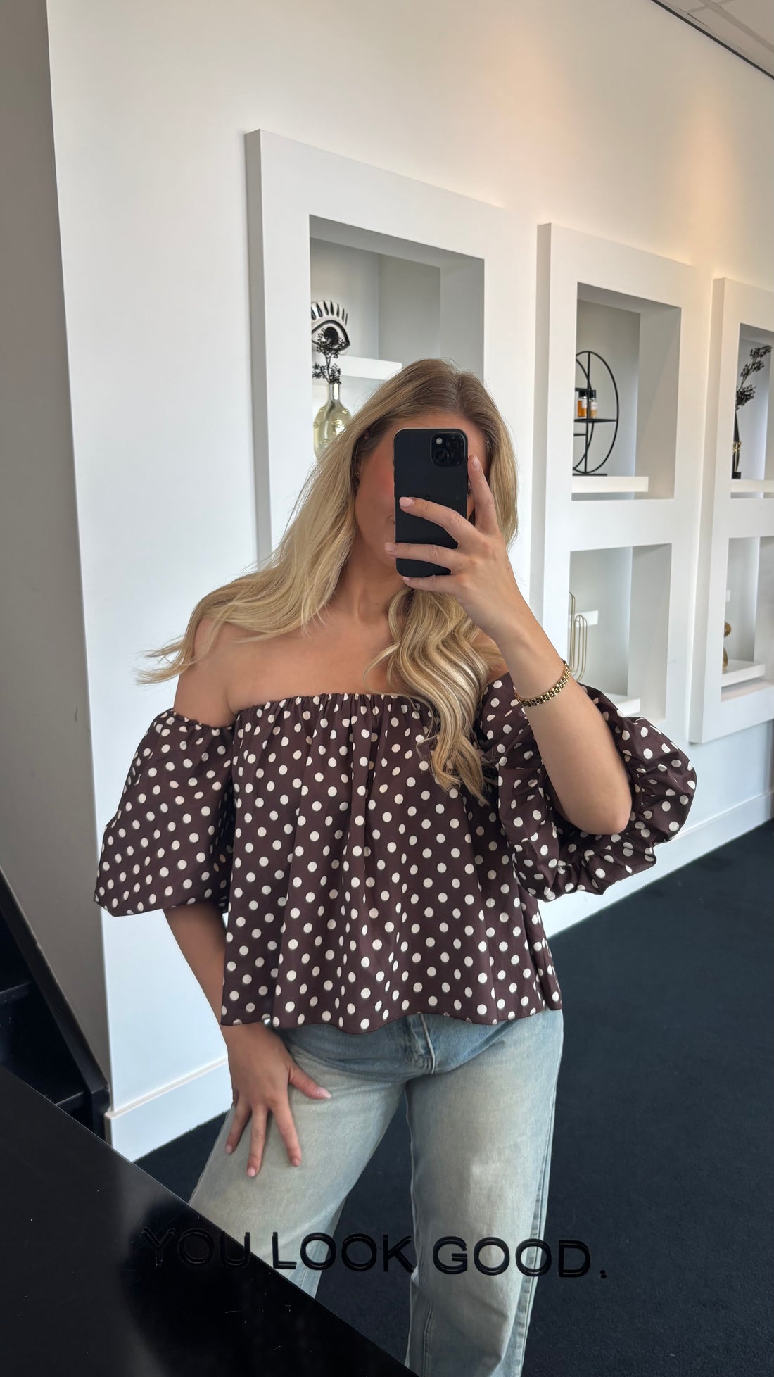 The Dottie Darling Top Brown 84052