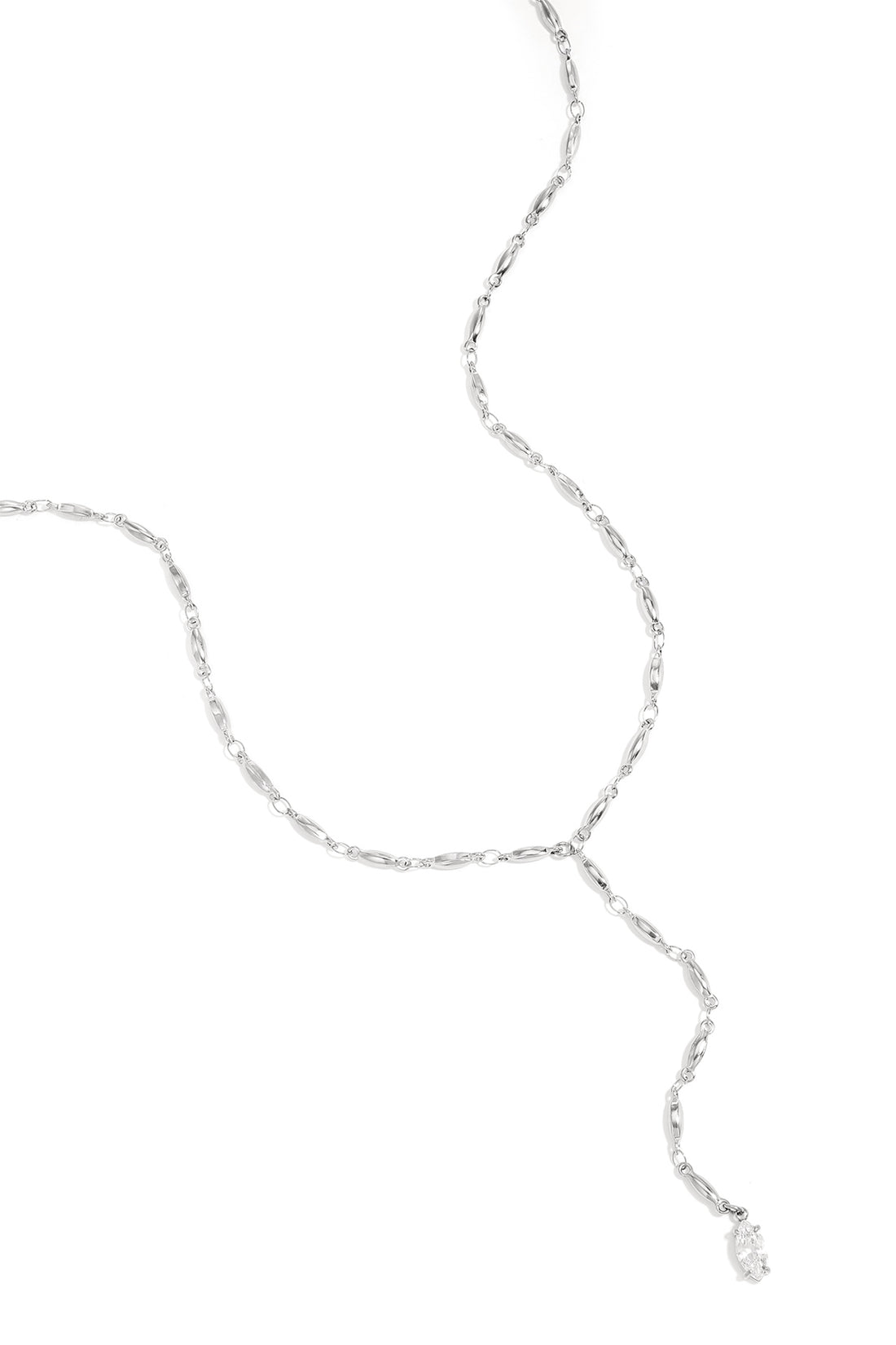 Rhinestone Necklace Gold