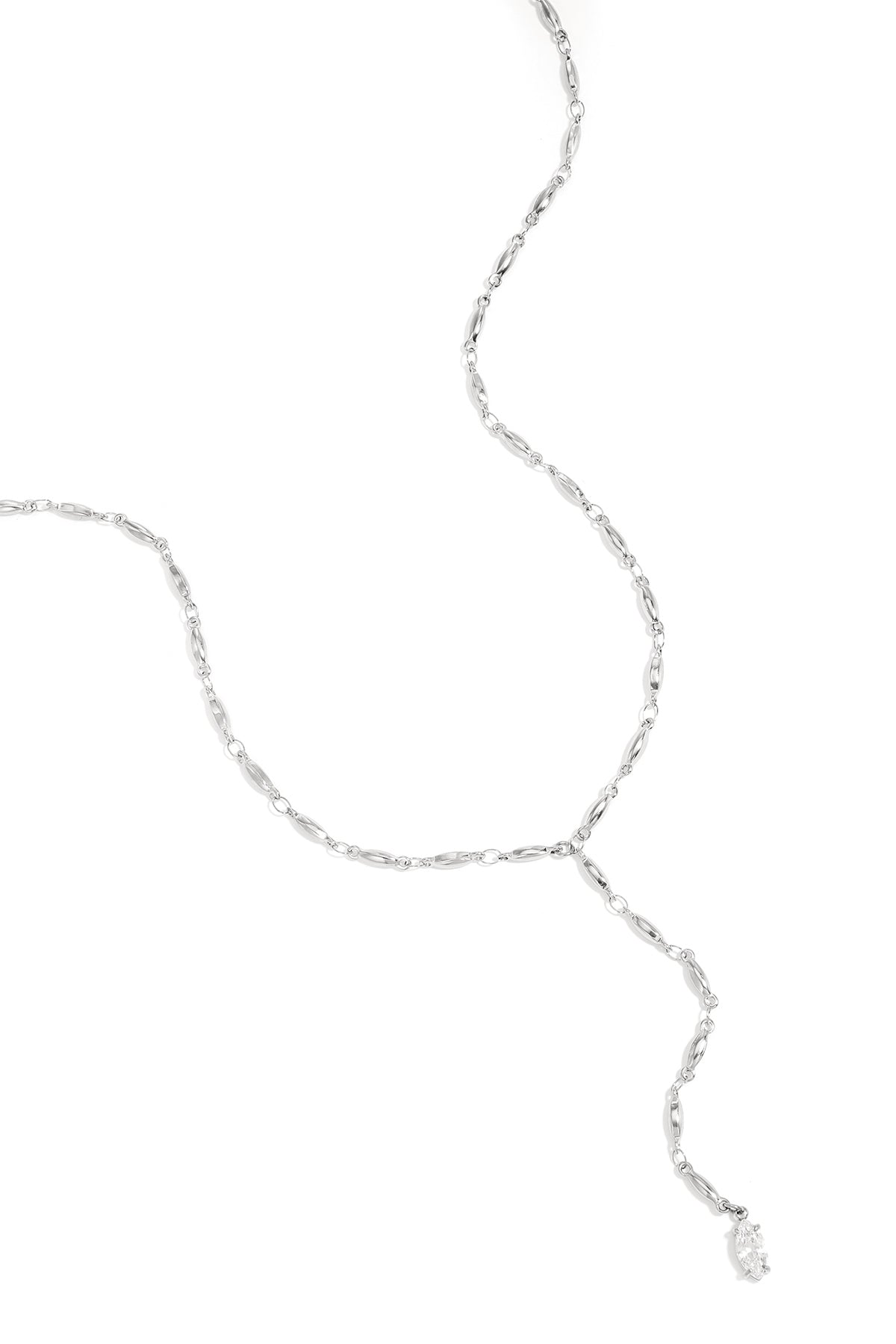 Rhinestone Necklace Gold