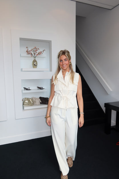 Ayla Gilet Off White