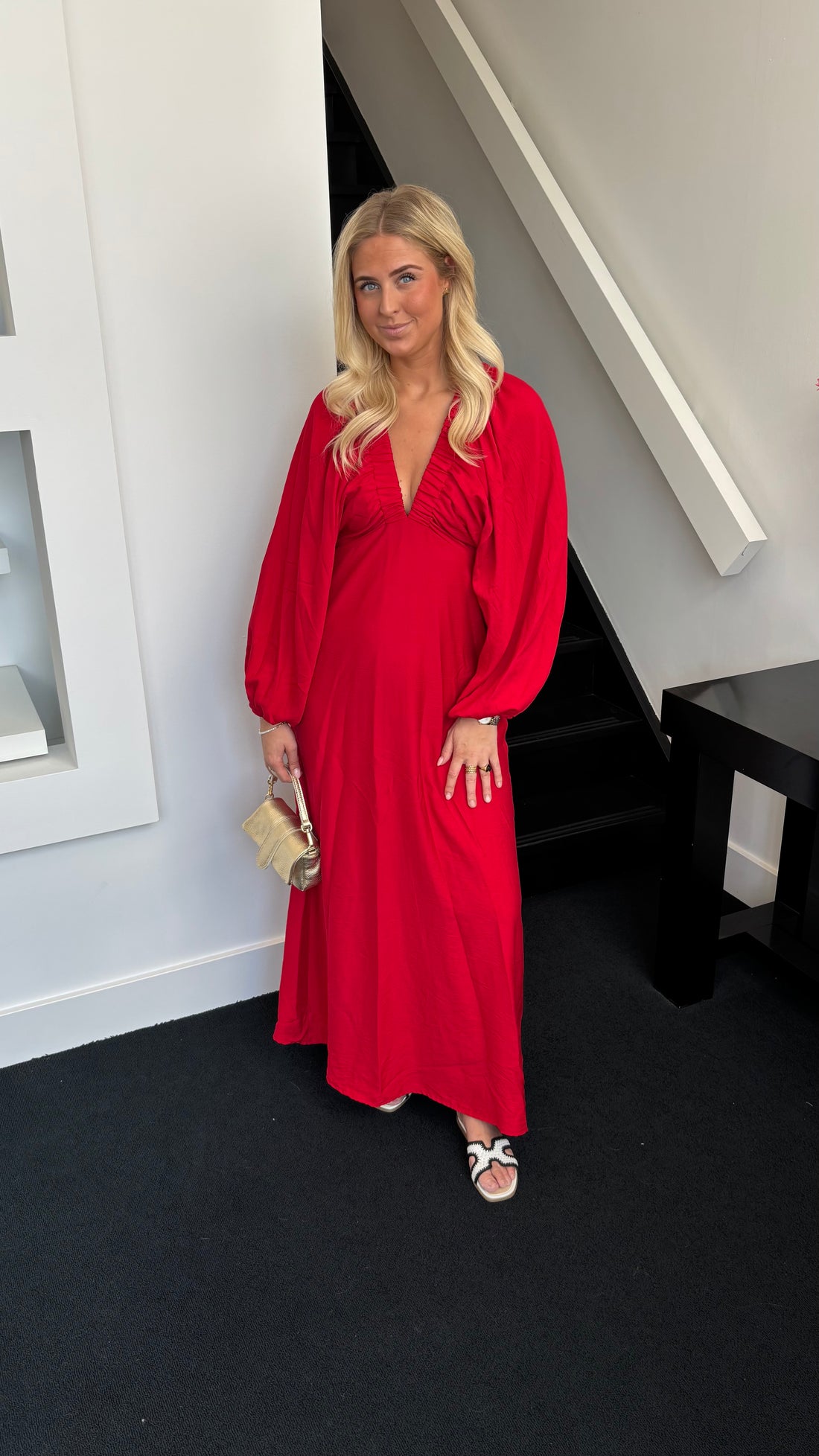 PRE ORDER Margaritha Maxi Dress Red