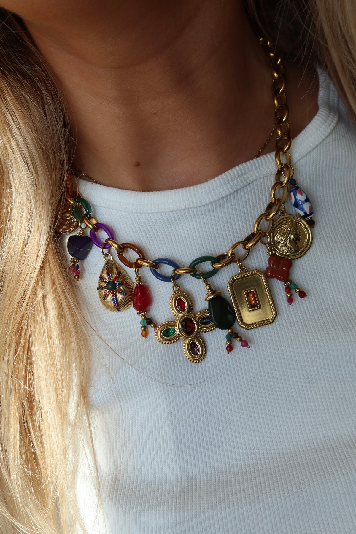 Colourful Charm Necklace