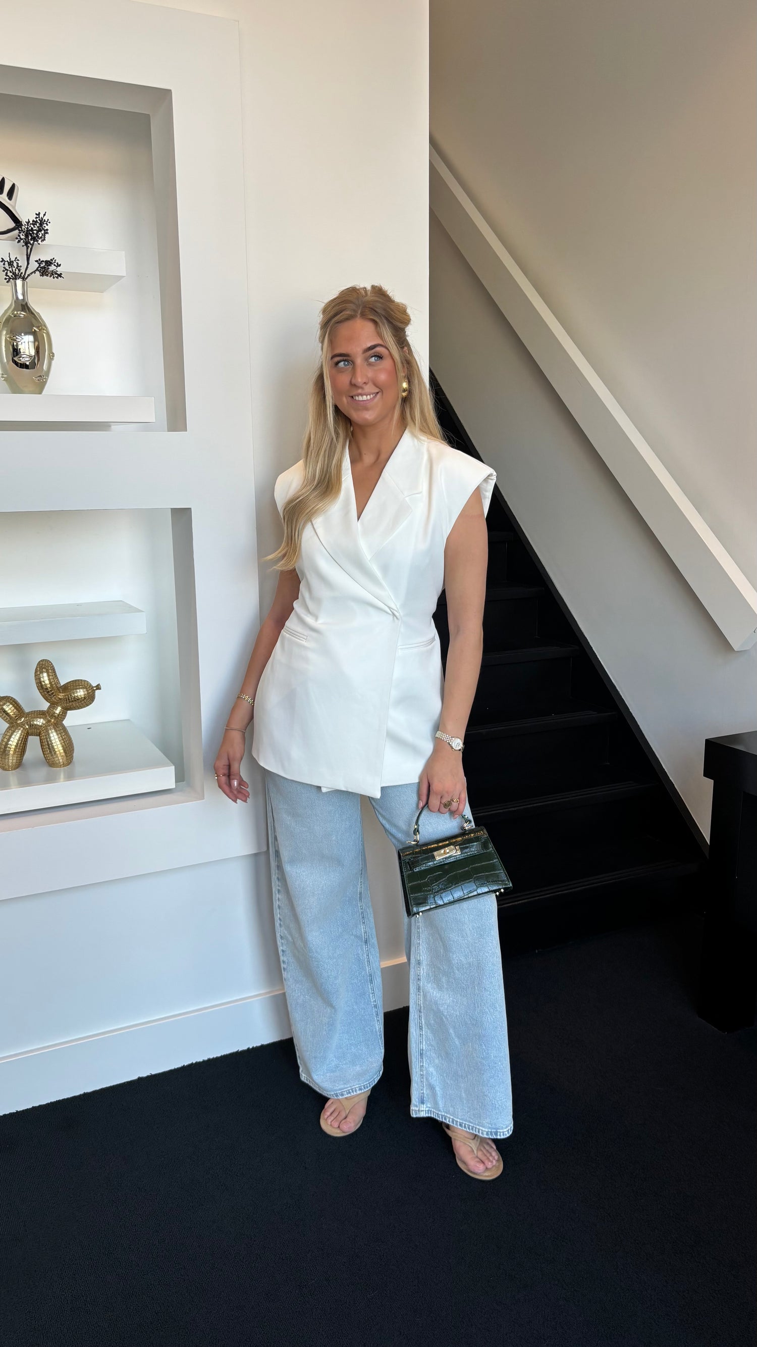 Sweet Shape Gilet White 25223