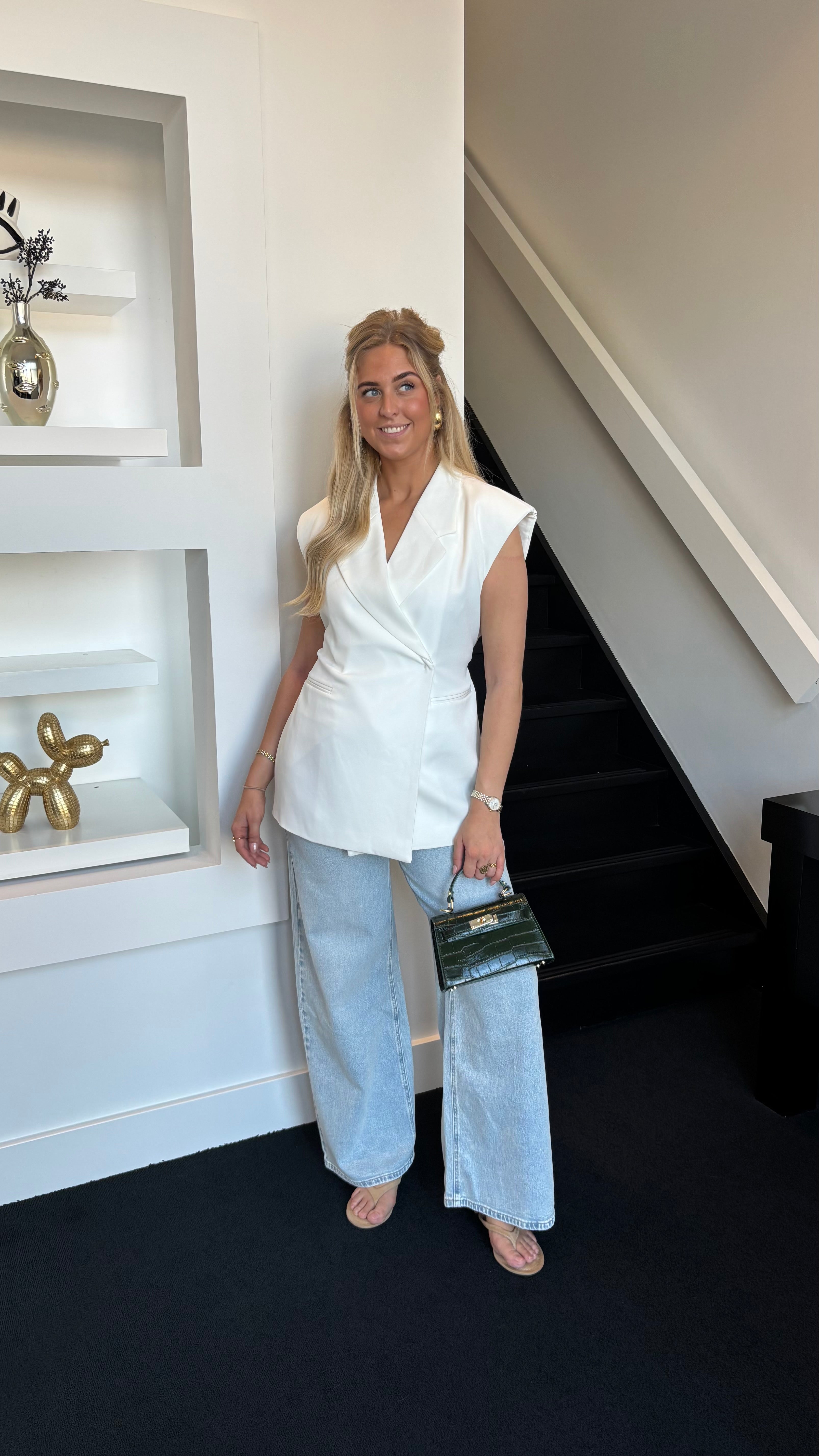 Sweet Shape Gilet White 25223